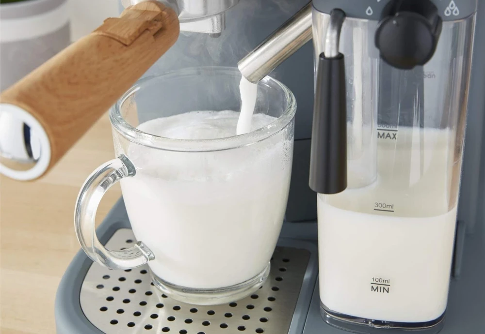 cappuccino and espresso machine