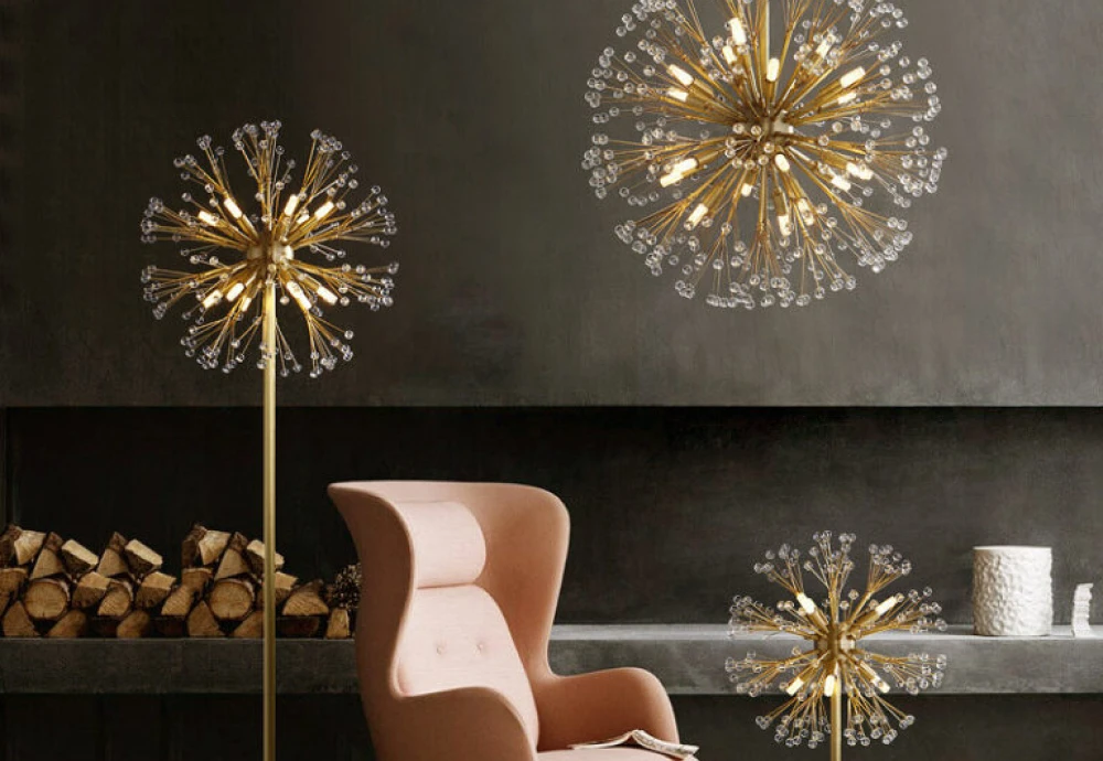 dandelion crystal chandelier