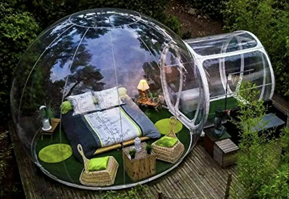 bubble pop up tent