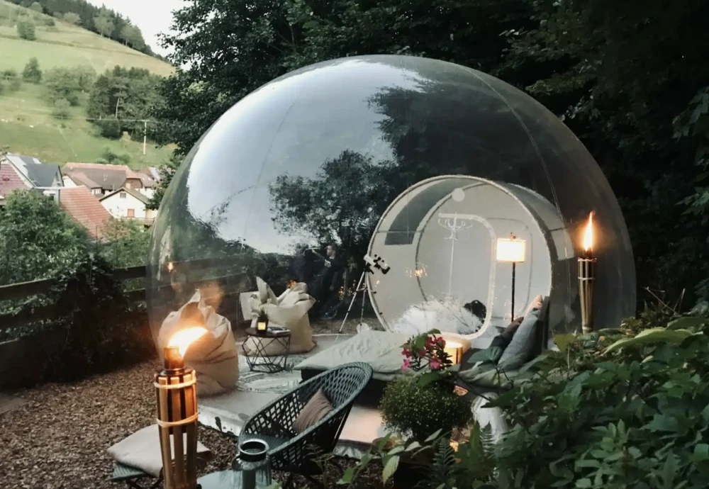 glamping bubble tent