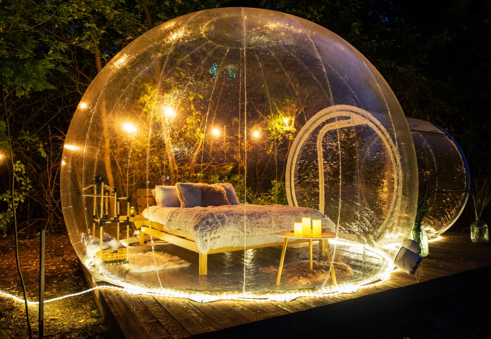 outdoor see through bubble tent