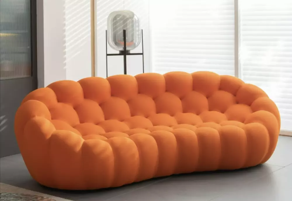 bubble curved sofa